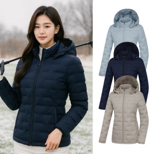 BTR 비티알 여성 겨울 튜브 덕다운 보온 골프 경량 패딩 자켓 BSC661UJ2W_이미지