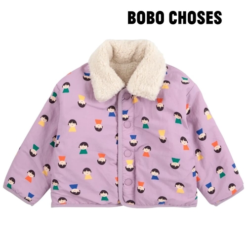  보보쇼즈 베이비 Game Pawn Sheepskin 플리스 바람막이 양면자켓 B225AB106