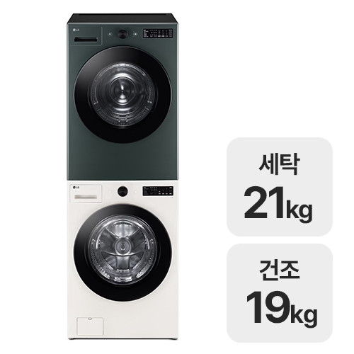 LG전자 트롬 오브제컬렉션 FG21EN + RG19GN_이미지