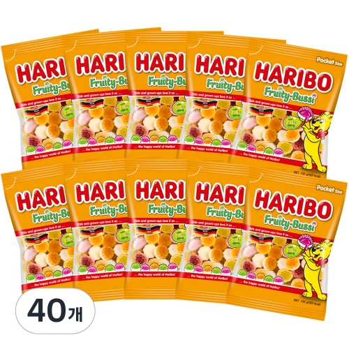 하리보 프루티부시 100g (40개)_이미지