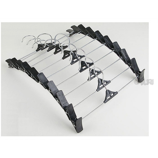 가쯔 검정 집게 바지걸이 (30개)_이미지