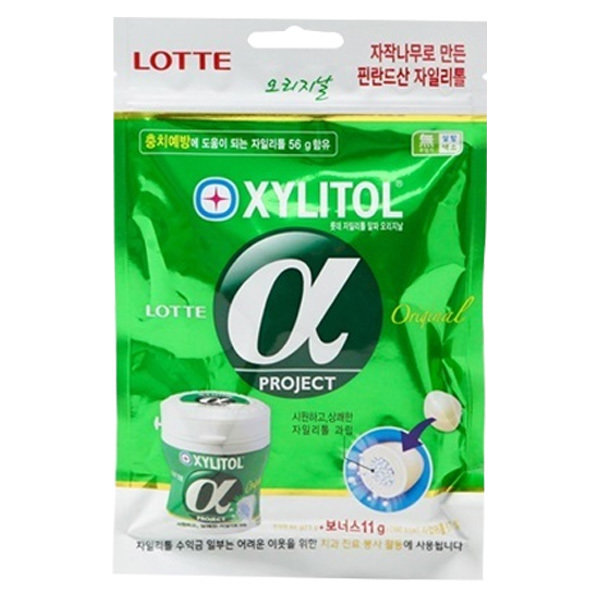 롯데 자일리톨 알파 리필 88g