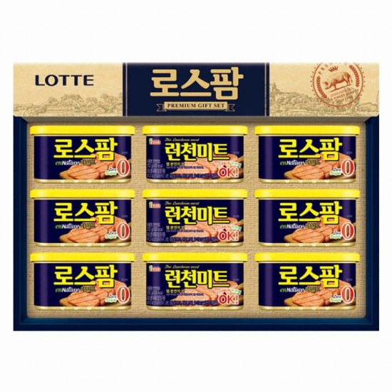 롯데웰푸드 롯데햄 로스팜 런천미트 8호 ECO (4개)_이미지