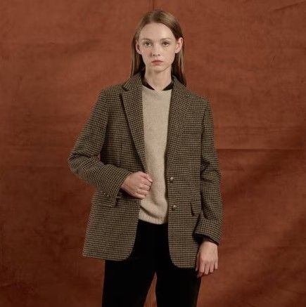 BCBG 하운드투스 울 싱글 자켓 B5W9J107_이미지