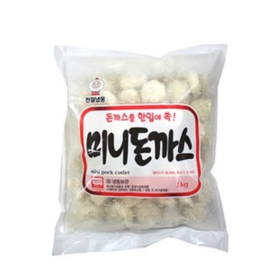 천일식품 미니 돈까스 1kg (1개)_이미지