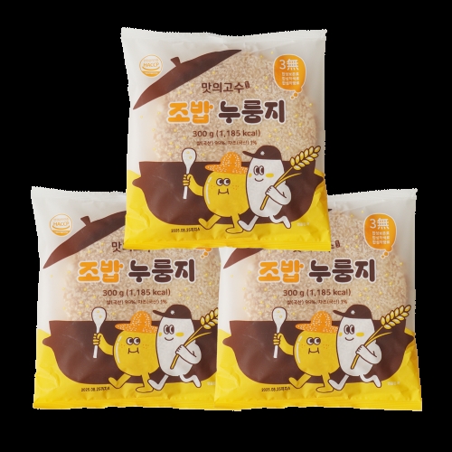 맛의고수 조밥 누룽지 300g (3개)_이미지