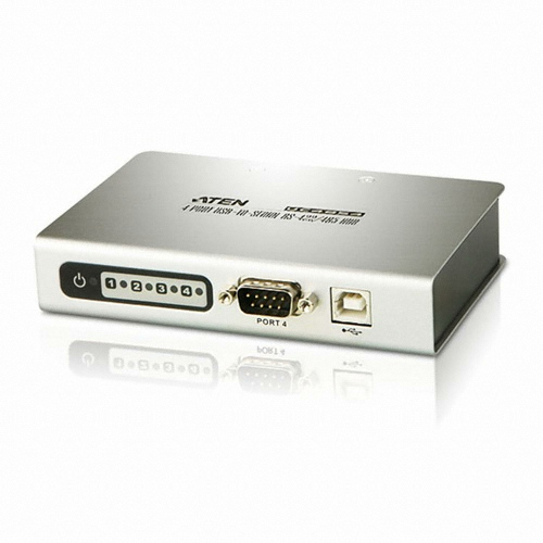 ATEN 4포트 USB-to-시리얼 RS-422/485 허브 (UC4854)