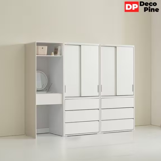 데코파인 조이 슬라이딩 옷장 ZB세트 2200