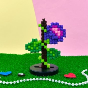 오렌지몰 디폼 끼우기블럭 식목일 꽃 장식 만들기-나팔꽃 1091275_이미지