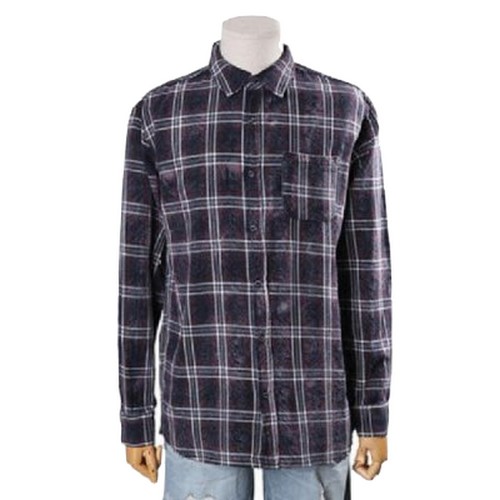 한세엠케이 버커루 블리치 체크 셔츠 B201SH030P