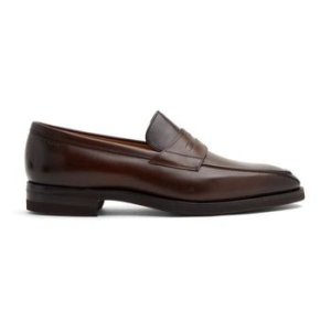 6134931 Score 6231394 Mens Mid Brown Calf Leather Loafers 129195204