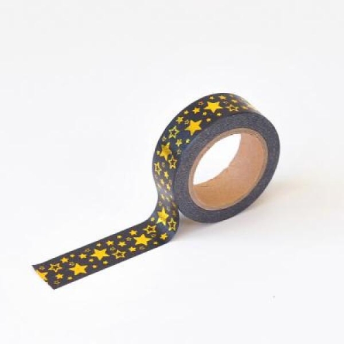 모노라이크 왈가닥스 포일 마스킹테이프 61 Black Star