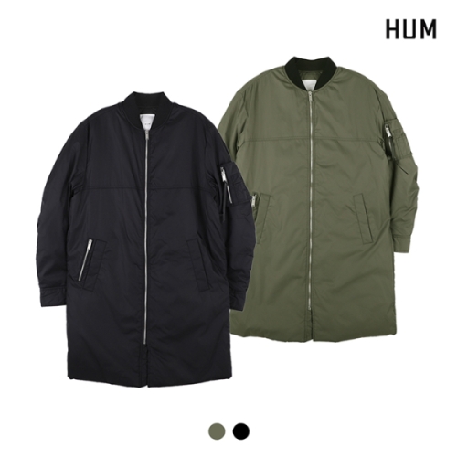 HUM 유니 롱패딩 점퍼 H171H161A_이미지