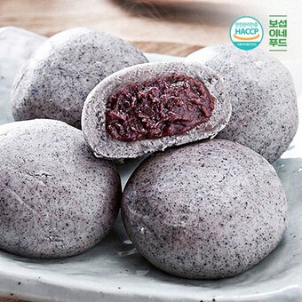 보섭이네푸드 HACCP인증 흑미 <b>안흥</b><b>찐빵</b> 1.6kg 25개,국산팥