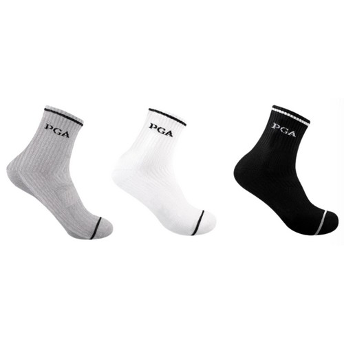 PGA 쿠션 중목양말 PGA-15 (20켤레)_이미지