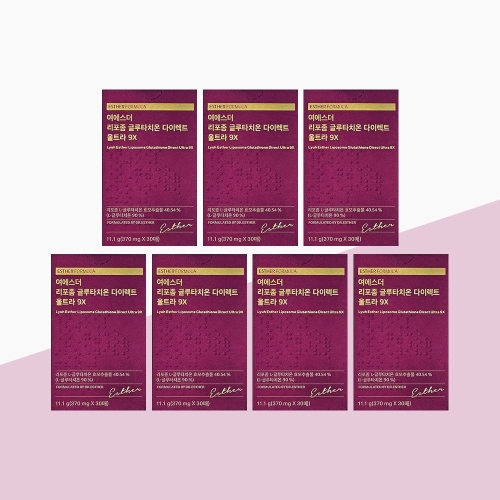 에스더포뮬러 여에스더 여에스더 리포좀 글루타치온 다이렉트 울트라 9X 30매 (7개)_이미지