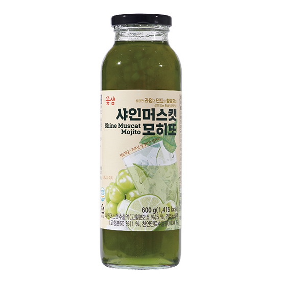 꽃샘식품 샤인머스캣 모히또 600g