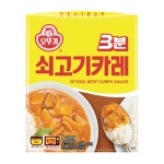 오뚜기 3분 쇠고기 카레 200g [24개]