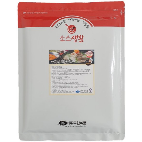 두원식품 수육 순대 국밥 분말 1kg (1개)_이미지
