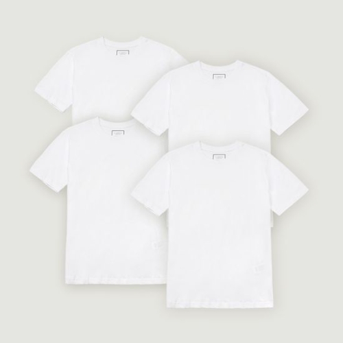 행텐 틴즈 공용 4PACK 베이직 크루넥 반팔 티셔츠_001 10520-298-456-05_이미지