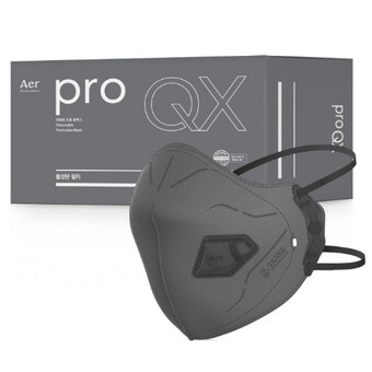 <b>아에르</b> 프로 큐엑스 Pro QX 특급 중형 그레이 10개입