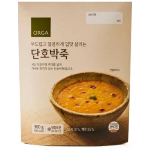 올가홀푸드 단호박죽 300g (1개)_이미지