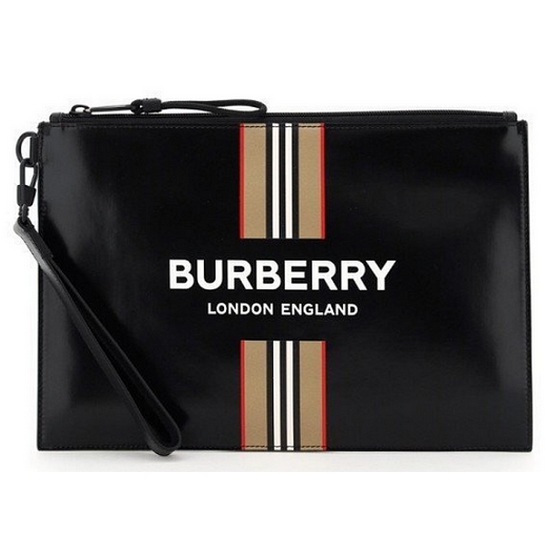 버버리 로고 아이콘 스트라이프 FLAT POUCH 8030735_이미지