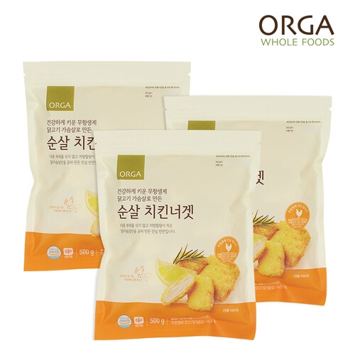 올가 순살 치킨너겟 500g 3봉_이미지