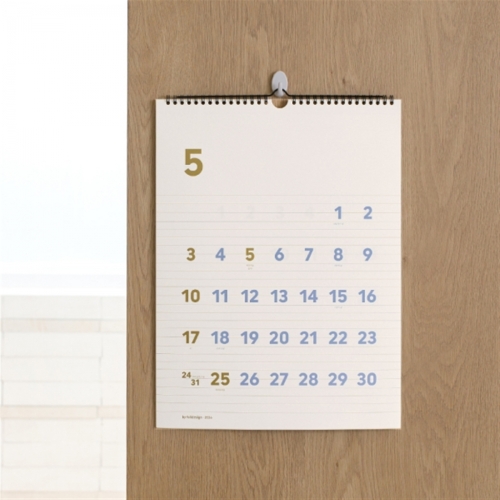 바이풀디자인 2026 벽걸이 달력 캘린더 XL_이미지