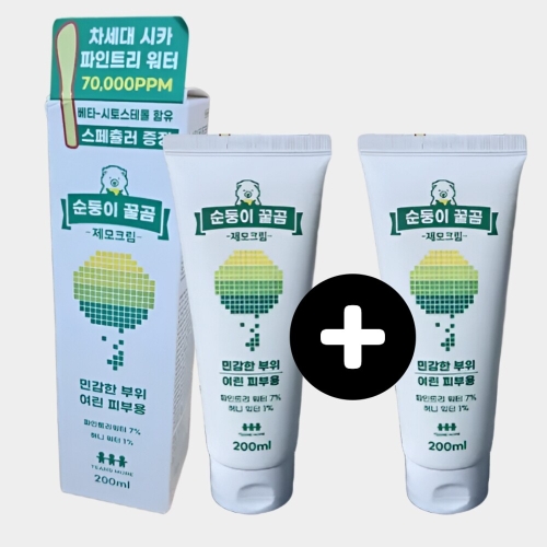 팀스모어 순둥이 꿀곰 제모크림 200ml (2개)_이미지