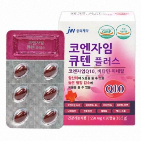 JW중외제약 코엔자임 큐텐 플러스 30캡슐 (1개)_이미지