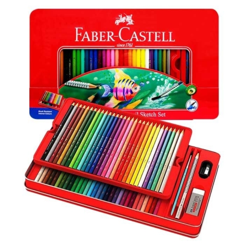 파버카스텔 수채색연필 틴케이스 (100색)_이미지