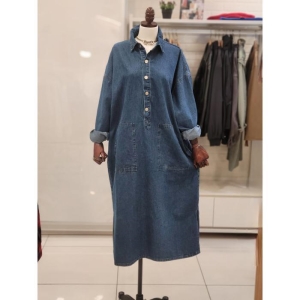 세이브존02 사각포켓데님원피스 LJ3OP905