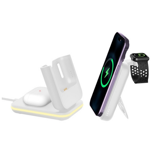 알토디자인 엑스트라 3in1 마그네틱 무선 충전 스탠드 WCP-310 (갤럭시/애플워치용)_이미지