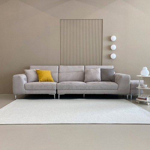 한일카페트 항균 페어링 먼지없는 사계절 거실 단모 러그 (150x100cm)_이미지