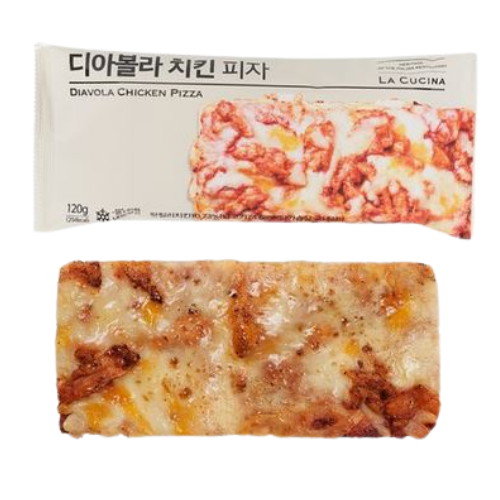 세진에프알에스 라쿠치나 디아볼라치킨 사각피자 110g (1개)_이미지