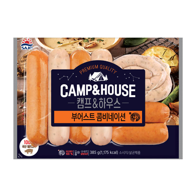 사조대림 대림선 부어스트 콤비네이션 385g (5개)