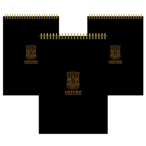 옥스포드 블랙PP A5 상철 80매 노트 혼합 색상 5개