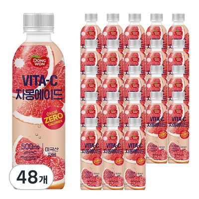 동원F&B 비타C 자몽에이드 500ml (48개)