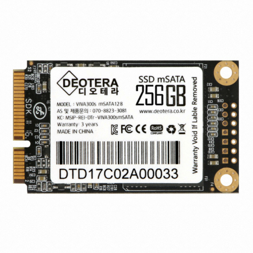 디오테라 VIVA 300S LITE mSATA (256GB)