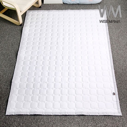 와이즈마마 풍기인견 논슬립 퀸패드200×150 민트클라우드