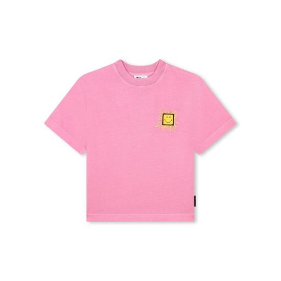마크제이콥스 여아 키즈 프린팅 티셔츠 W60311 490 Fuchsia BPG_이미지
