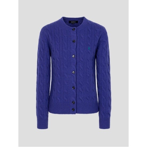 빈폴레이디스 여성 울 케이블 긴소매 카디건_BF495AE (01U, 퍼플)