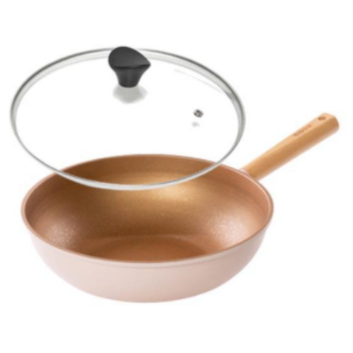 키친아트 골드플렉스 IH 궁중팬 (26cm+유리뚜껑)_이미지