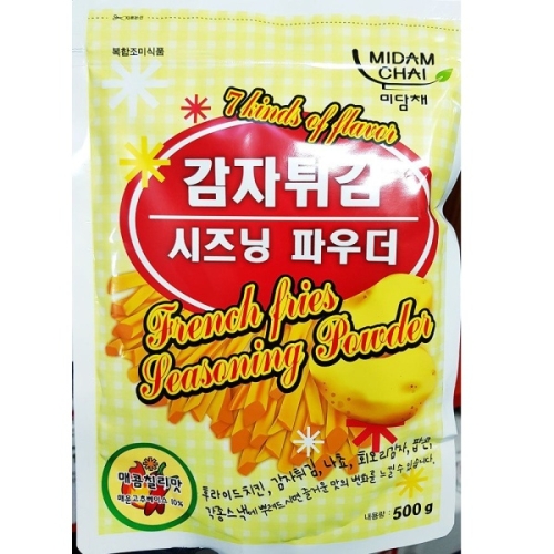 벅스웨이 매콤칠리맛 감자시즈닝 500g 식자재 대용량 업소용 감자소스 더시즈닝 양념감자 감자튀김소스 감자튀김양념_이미지