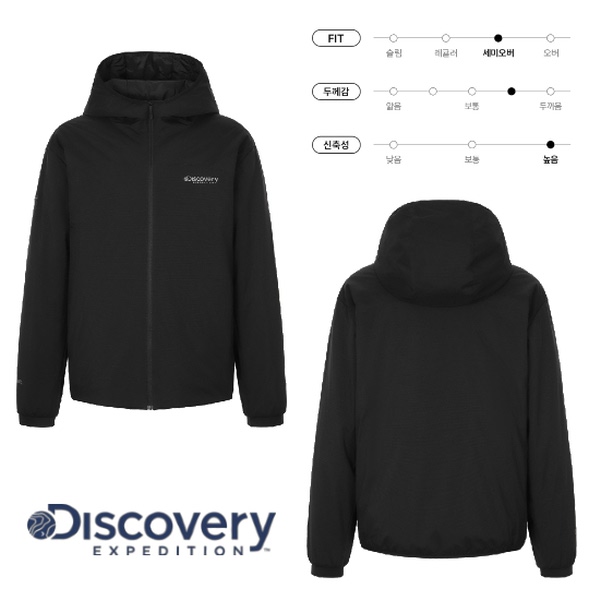 디스커버리 익스페디션 프리마로프트 패딩자켓 DMPD33051-BKS_이미지