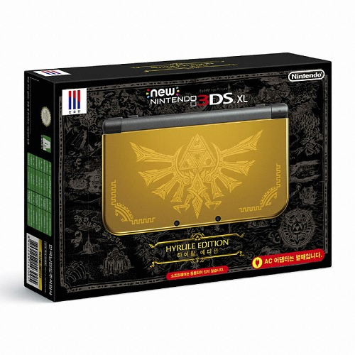닌텐도 뉴 3DS XL 하이랄 에디션 어댑터미포함_이미지