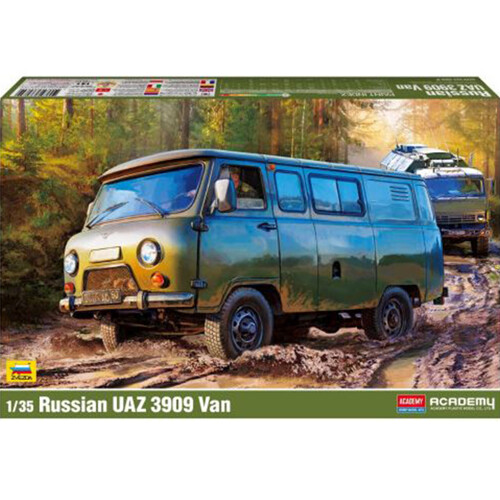 아카데미과학 1/35 러시아 UAZ 3909 밴 13552_이미지