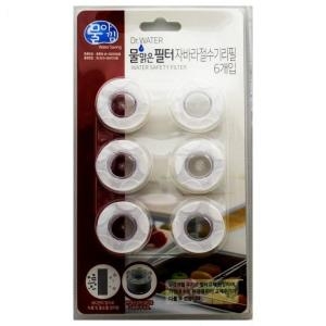 물맑은 필터 자바라정수기 리필 6개입