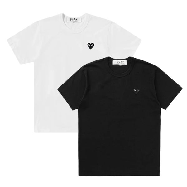 남성 블랙&레드 와펜 반팔티셔츠 (2 COLOR)